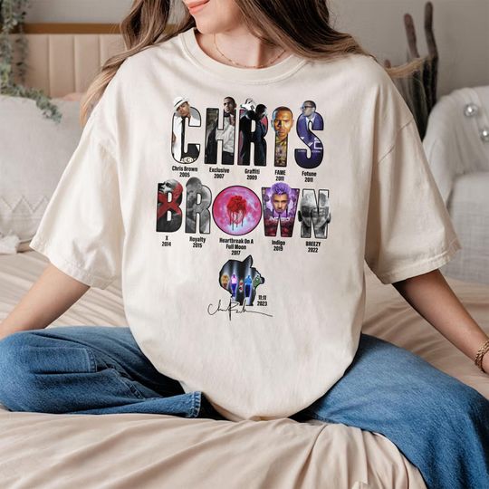 Discover 2025 Chris Brown Tour Breezy Bowl XX TShirt