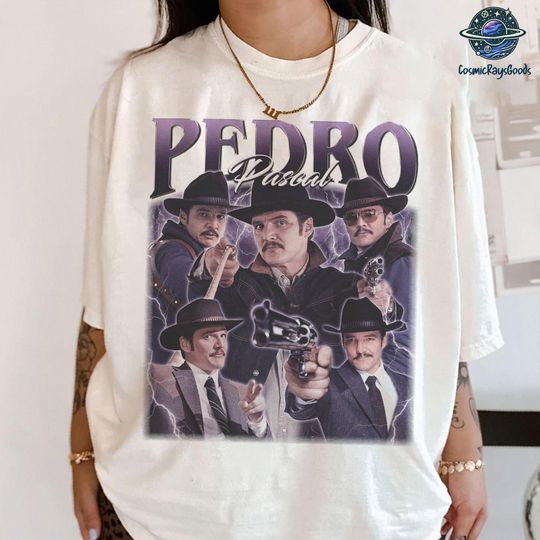 Discover Pedro Pascal Shirt, Pedro Pascal 90s Bootleg Rap Tee, Gift for Fans