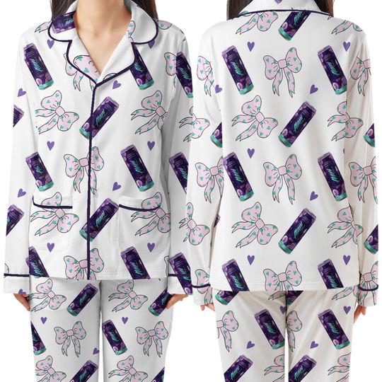 Discover Alani Nu Cosmic Stardust Drink Coquette Bow Pajamas Set