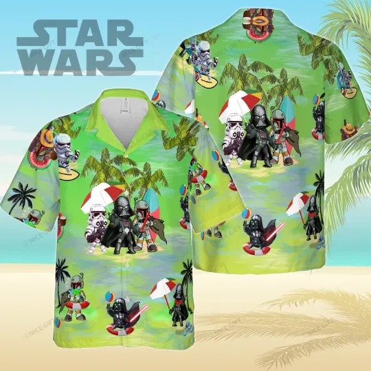 Discover Hawaiian Shirt with Starr Warss Essence in 3D Graphics
