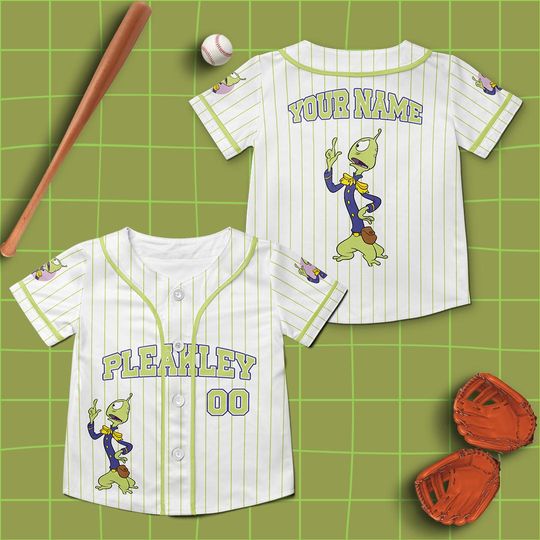 Discover Custom Pleakley Lilo and Stitchh Baseball Jersey, Pleakley Shirt, Lilo and Stitchh Jersey