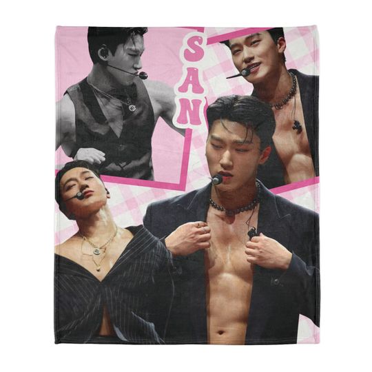 Discover Choi San Ateez Blanket