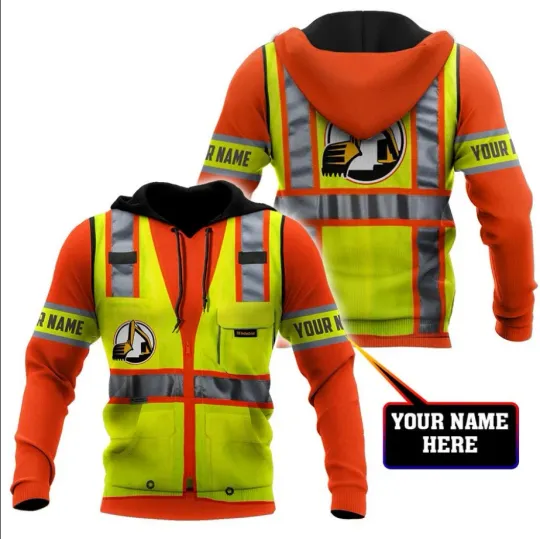 Discover PERSONALIZED EXCAVATOR 3D HOODIE