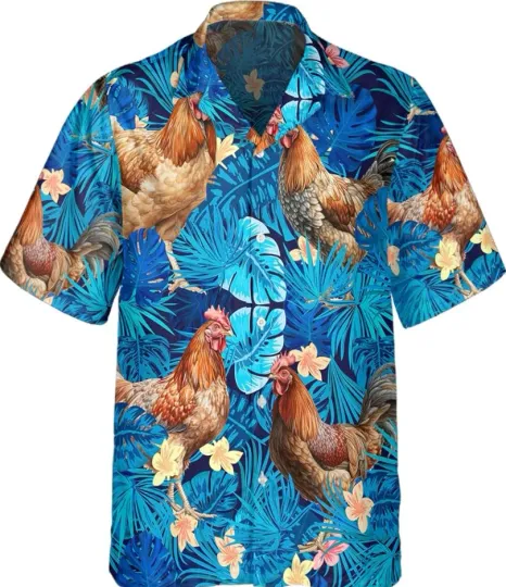 Discover Chicken Hawaiian Shirt, Vacation Gifts