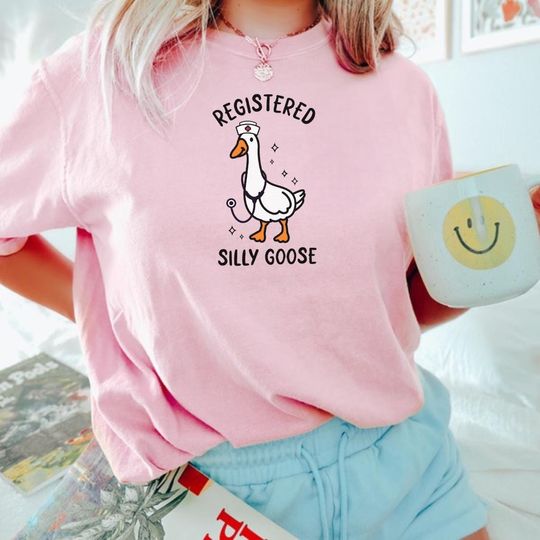 Discover Registered Silly Goose Shirt, Silly Goose Registered Nurse Tee