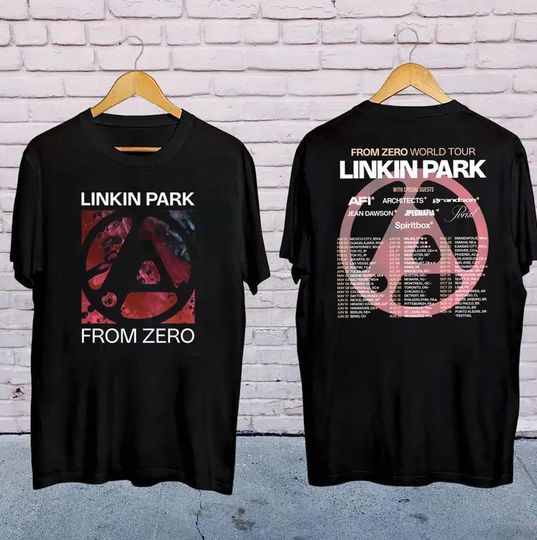Discover Linkin Park Concert 2025, Linkin Park From Zero World Tour 2025 Shirt, Linkin Park Merch, Linkin Park Fan Gift, Linkin Park Band Logo Shirt
