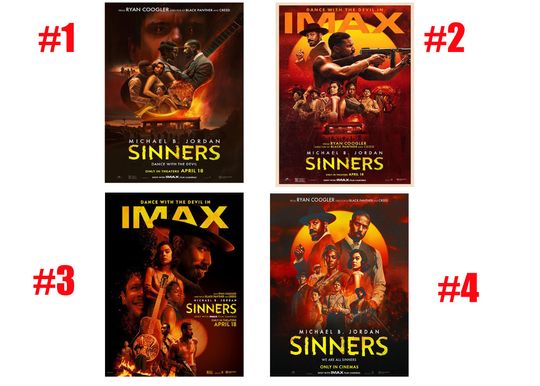 Discover Sinners Movie 2025 Poster | Sinners Poster | Movie Poster