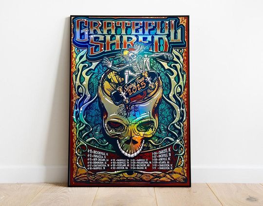 Discover Grateful Shred and Conscious Alliance Spring Tour 2025 Poster