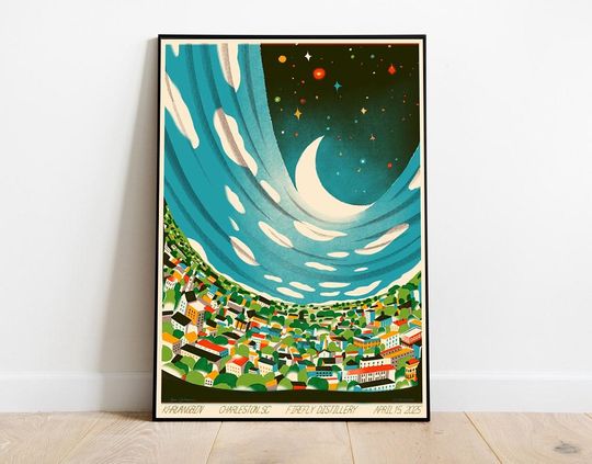 Discover khrua bin April 15th 2025 Firefly Distillery Charleston SC Poster