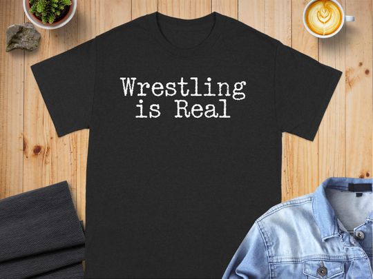 Discover Wrestling is Real T-Shirt, Funny Wrestling Tee, Wrestler Gift Shirt