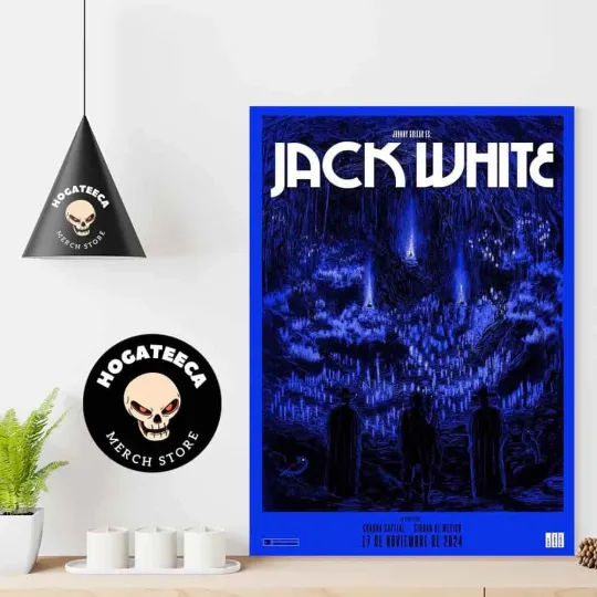 Discover JackWhite Merch At Corona Capital In Ciudad De Mexico 2024 Poster