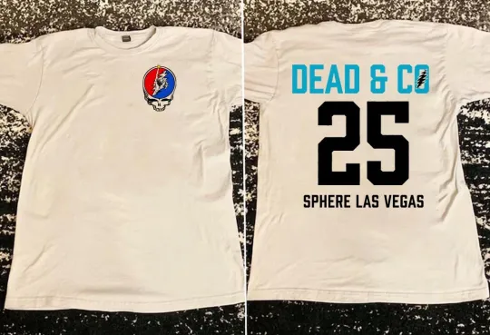 Discover Dead And Company Sphere Las Vegas 2025 Tour Gift Fan Shirt