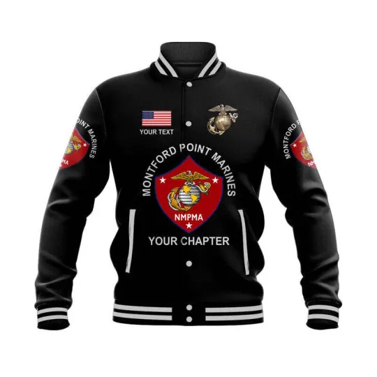 Discover Custom Montford Point Marines Baseball Jacket