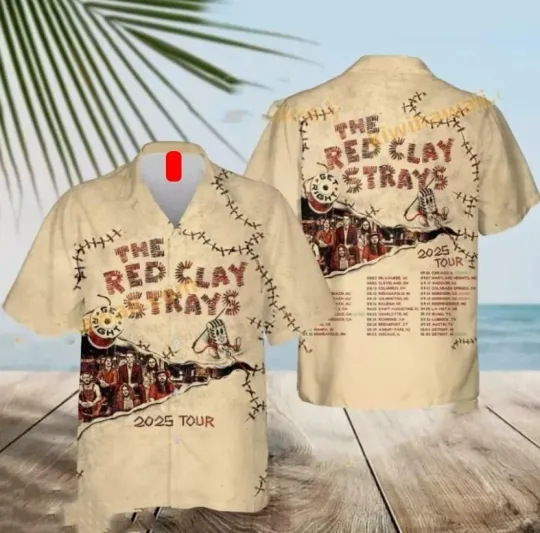 Discover The Red Clay Strays Tour 2025 Hawaiian Shirt  shirt US size Good New