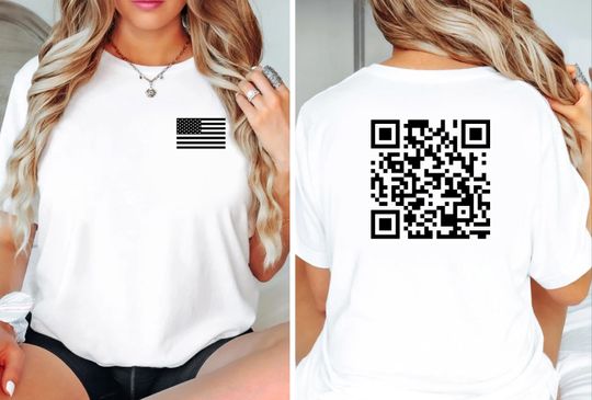 Discover Trump Dance QR Code Women's T Shirt Viral Trump Dance YMCA qr Code Shirt