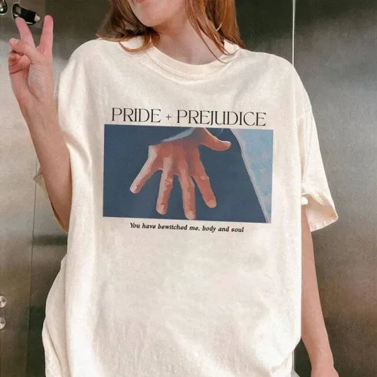 Discover Pride and Prejudice Hand Flex Scene Shirt Fitzwilliam Darcy Elizabeth Bennet Shi