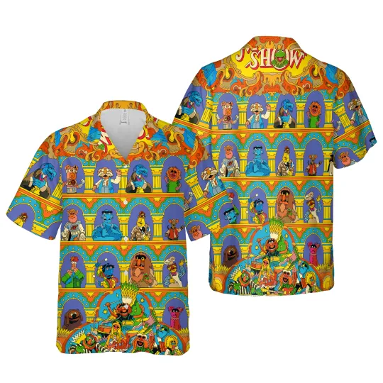 Discover The Muppet Show Funny Movie Tv Show Cartoon 80S 90S Vintage Retro Hawaiian Shirt