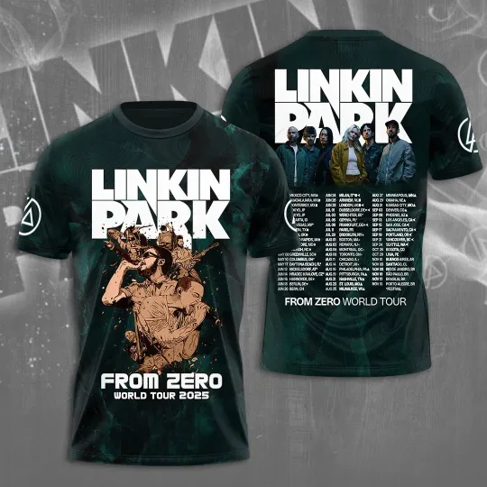 Discover Linkin Park from zero world tour 2025 T-shirt