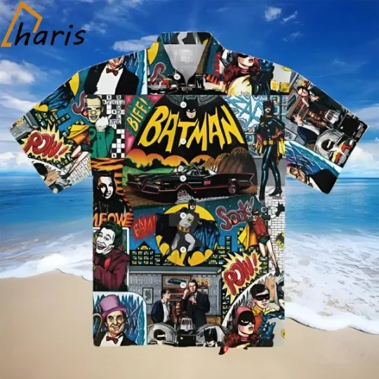Discover 1966 Batmannn Unisex Hawaiian Shirt, Causual Summer Button Down Shirt