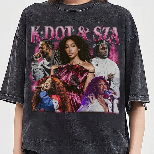 Discover Kendrick Lamar & SZA Grand National Tour Vintage T-Shirt