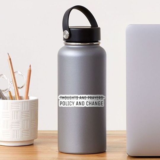 Discover policy and change Sticker