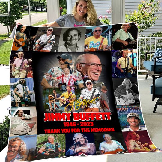 Discover Jimmy Buffett Blanket, Jimmy Buffett Fleece Blanket