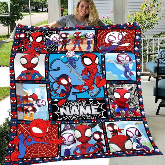 Discover Personalized Spidey and His Amazing Friends Blanket, Amazing Friends