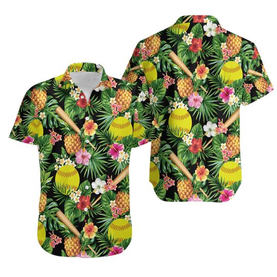 Discover Softball Tropical Hawaiian Shirt