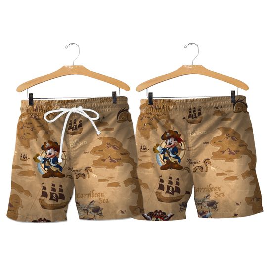 Discover Mouse Pirate Hawaii Shirt, Mouse Pirate Button Up Shirt Holiday