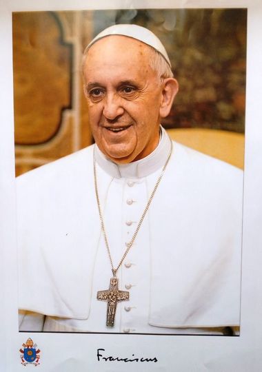Discover Pope Francis UNFramed Poster