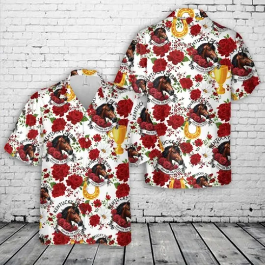 Discover 150th Kentucky DerbyDerby Regular Fit Hawaiian Shirt