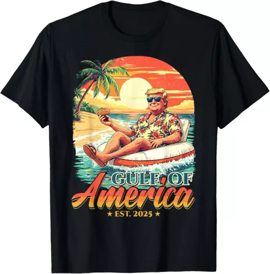 Discover Trump Shirt Gulf Of Us America Est 2025 T-Shirt