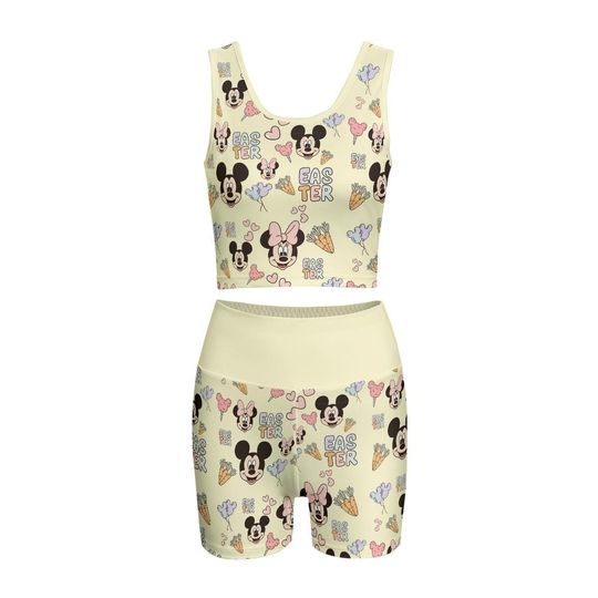 Discover Disneyyy-Inspired Running Gear for Magical Runs Yoga Set, Run Disneyyy Yoga Set for Easter