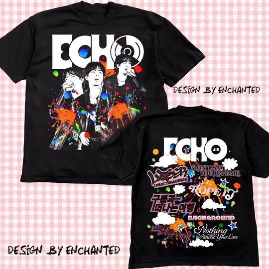 Discover Echo Jin Tracklist Shirt, SuperTuna Jin T-shirt, Run Seokjin Ep Tour Shirt, Jin Tour 2025 Shirt