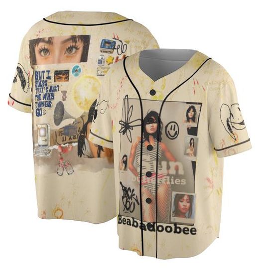 Discover Beabadoobee Graphic Jersey, Indie Rock Band Merch, Aesthetic Vintage Jersey