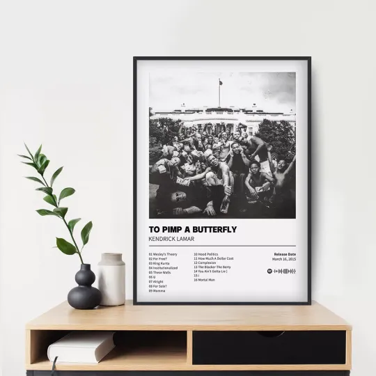 Discover To Pimp a Butterfly - Kendrick Lamar Album Poster Music Poster