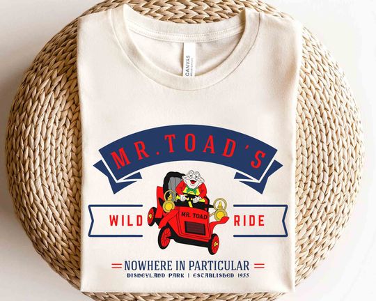 Discover Disneyyy Retro Mr. Toad's Wild Ride 1955 Shirt