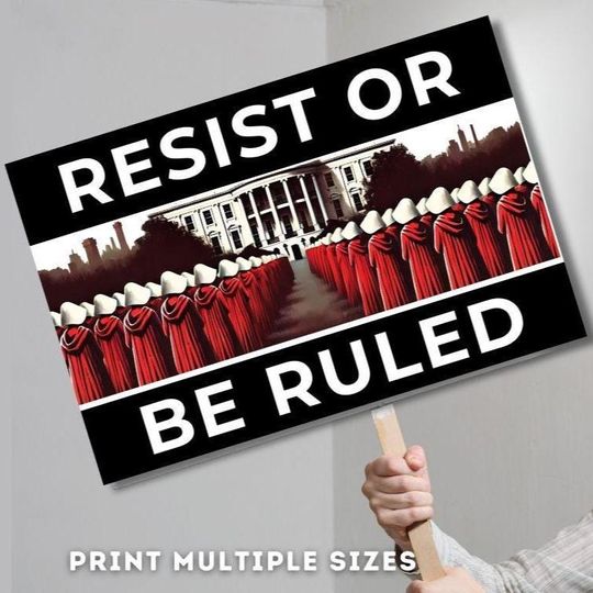 Discover PROTEST Sign For Hands Off National Day of Action Printable | Resist or Be Ruled