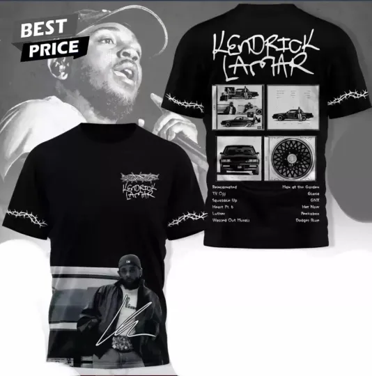 Discover Kendrick Lamar Gnx Album AOP 3D Unisex Shirt