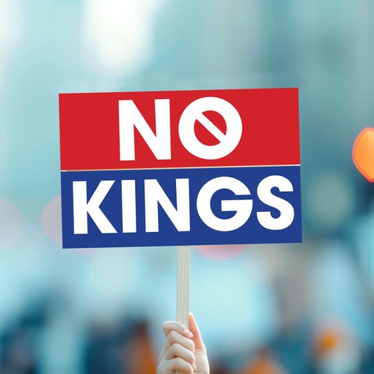 Discover Printable Large PROTEST Sign | No Kings Sign  | Great Protest Sign