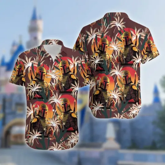 Discover Boba Fett Summer Vacation Hawaii Shirt, Starr Warss Button Up Hawaiian Shirt 2025
