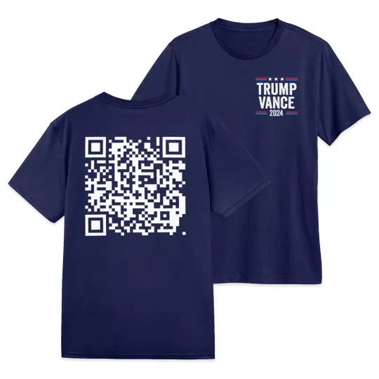 Discover Trump is Dancing Shirt Trump is Your President Tee QR Trump Vance 2024 T-Shirt