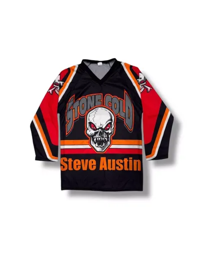 Discover Vintage WWF Stone Cold Steve Austin 3:16 Hockey Jersey