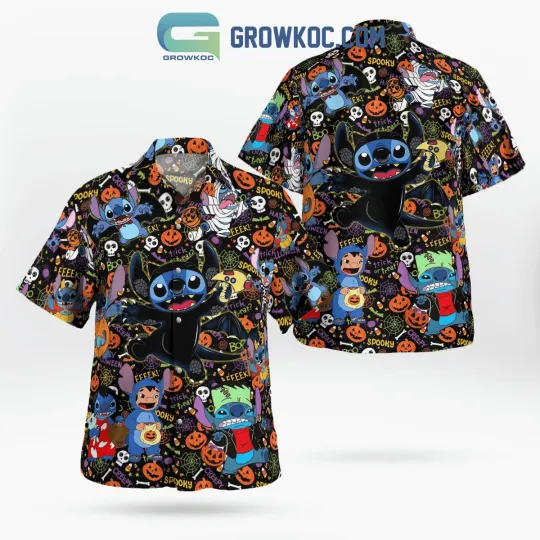 Discover Stitchh Halloween Hawaiian Shirt