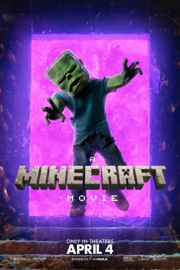Discover NEW A MINECRAFT MOVIE 2025 KIDS MOVIE POSTER