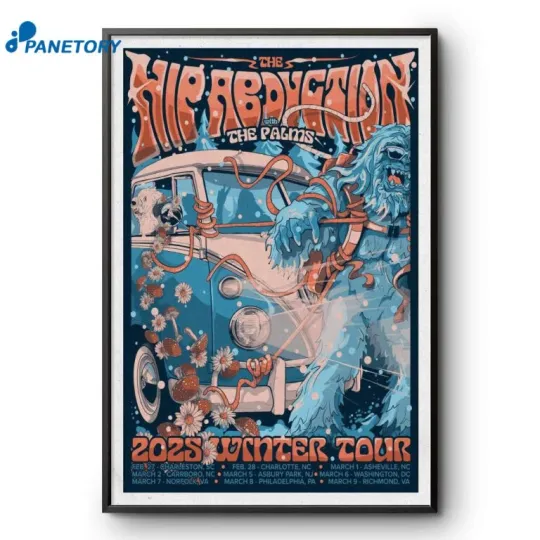 Discover NEW The Hipabduction Tour 2025 Winter Poster Wall ArtHome Decor No Frame