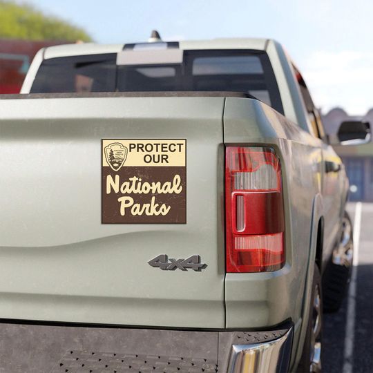 Discover Protect Our National Parks Car Magnets, Protect National Parks Car Magnet