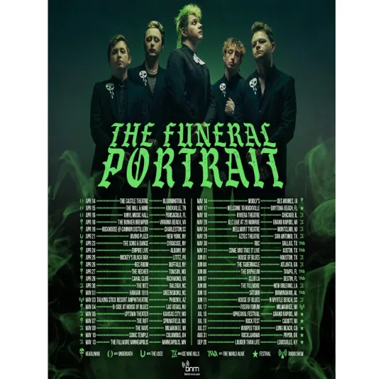 Discover Poster The Funeral Portrait A HEX ON THE NATION 2025 Tour Poster, gift fans
