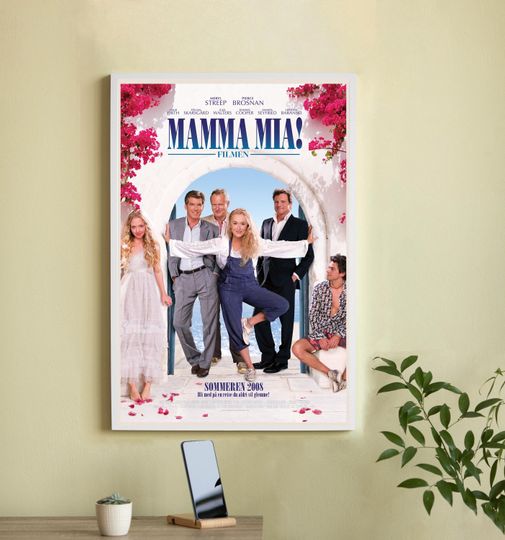 Discover Mamma Mia Movie Poster- Wall Art-Home Decor