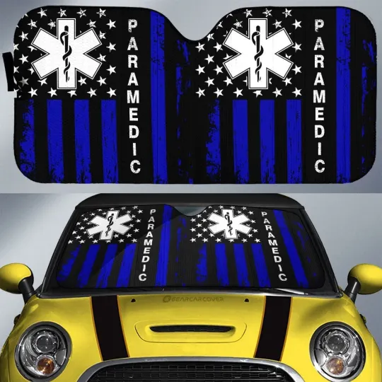 Discover Paramedic Car Sunshade Car Accessories